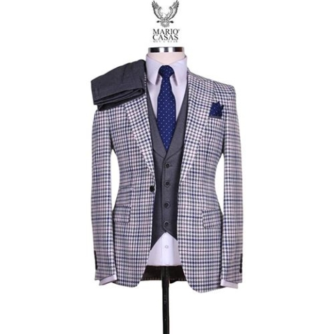 RITZY PLAIN MEN'S 3 PIECE SUIT|SUT 001 (AVAILABLE IN ALL SIZES)