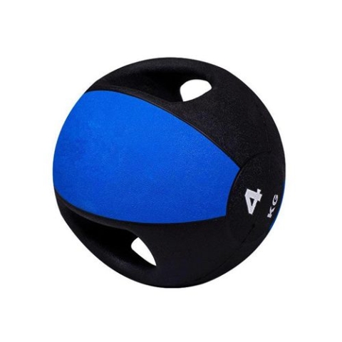 PIVOT FITNESS PM160-4KG MEDICINE BALL + HANDLE [4KG]