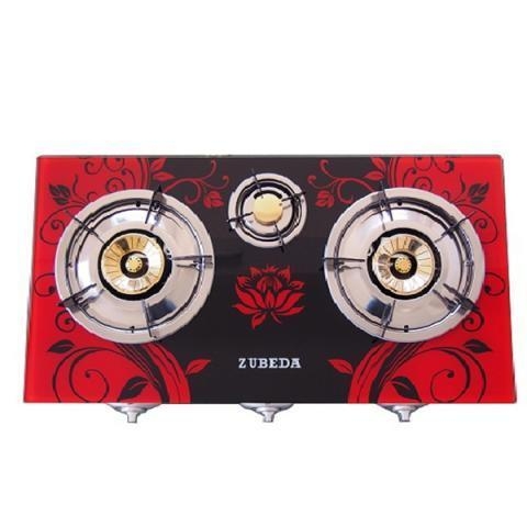 Zubeda (TGH 314) 3 Burner Glass Table Top Cooker