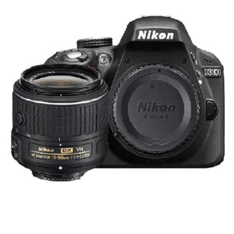 Nikon D3300 DSLR Camera with 18-55mm Lens – Black