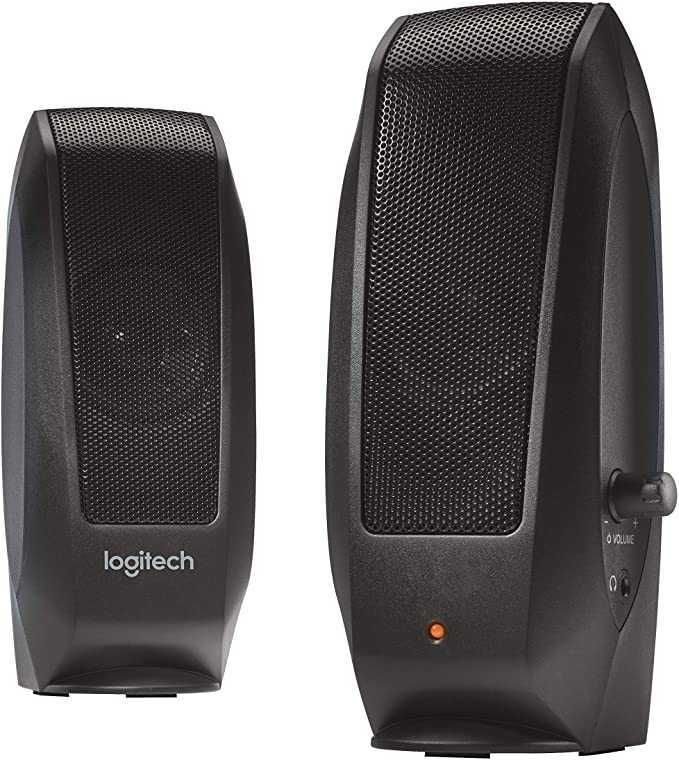 Logitech S120 2.0 Stereo Speakers, Black (DW)