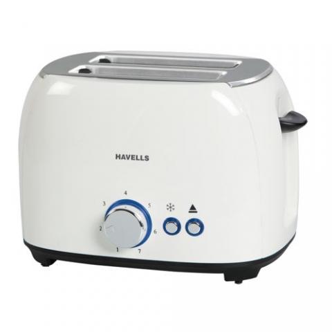 Havells, Crust Pop-up Toaster 800watts (White Colour)