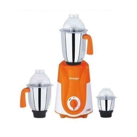 Orange Jumbo 1000 Watts Mixer Grinder Jars Set