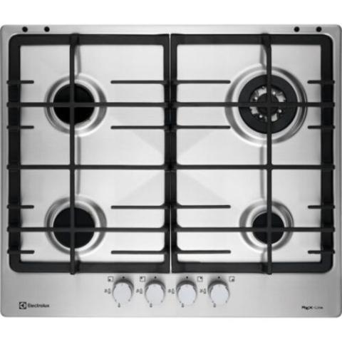 Electrolux Hob | 60CM BUILT-IN 4 BURNER GAS HOB EGG6343NOX - STAINLESS STEEL