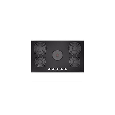 KITCHENCRAFT 90CM 4 GAS 1 HOTPLATE BURNER HOB BLACK | GH902EHA