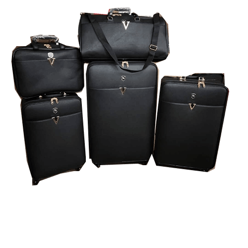 LUXURY 5 PIECE SET TRAVELLING LUGGAGES|BLACK