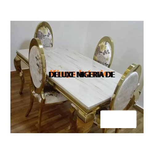 Classic Marble Dinning With 6 Chairs (1)