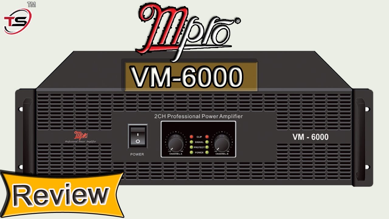 MIGHTY PRO 6000 AMPLIFIER