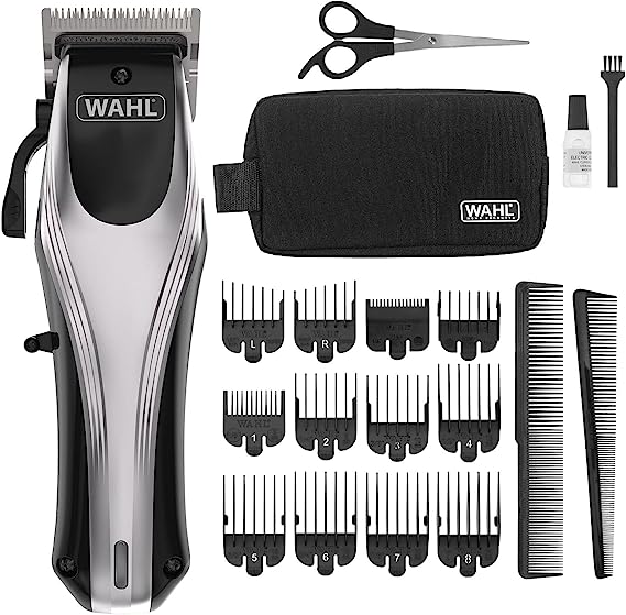 WAHL MultiCut Pro Lithium Ion Hair Clipper Kit is a great Cord/Cordless Hair Clipper for your DIY Home Hair Cuts. Wahl Lithium Ion Clipper ensures that you do not have to worry about charging your Hair Clipper, 2 hour of charge gives 2 hours runtime. Smart Led Charge indicator lets you know when it is charging. Adjustable taper level allows customization of cutting lengths. Self-sharpening precision ground blades stay sharp longer. Professional cutting with even results thanks to precision ground blade set.