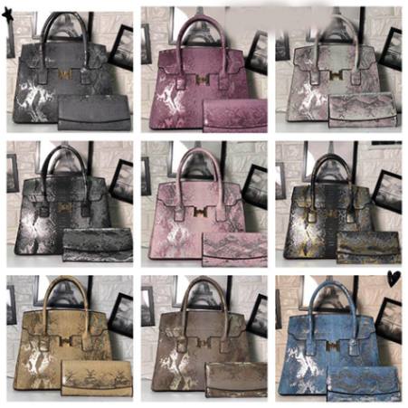 WOMEN'S LUXURY 2 PIECE HAND BAG(CHOOSE SPECIFIC COLOUR)