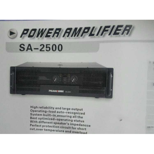 PEAKOMAR SA-2500 POWER AMPLIFIER 2500W