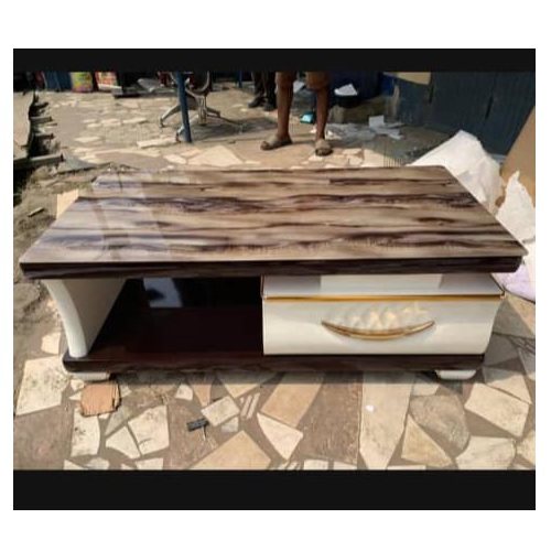 QUALITY BROWN MARBLE TOP CENTER TABLE - AVAILABLE (SATEC)