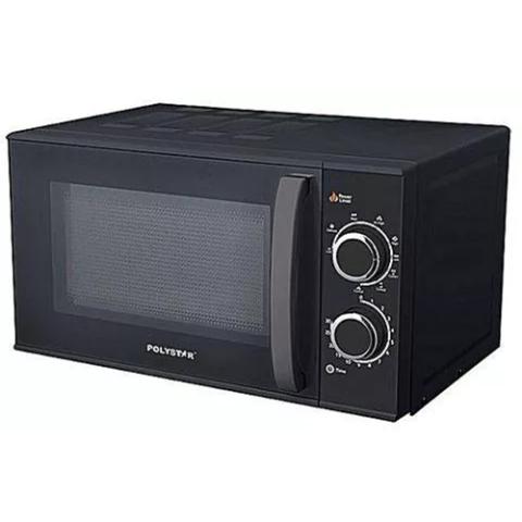 Polystar 20 Ltrs Manual Solo Microwave/ Black Housing White Painting Cavity - PV-C20LMXB