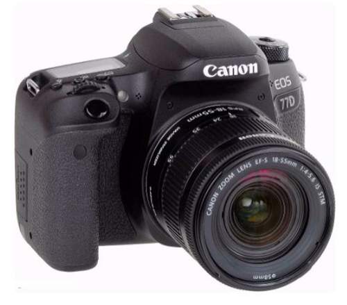 Canon Professional Digital DSLR Camera EOS 77D with 18-135mm Lens (DAME)