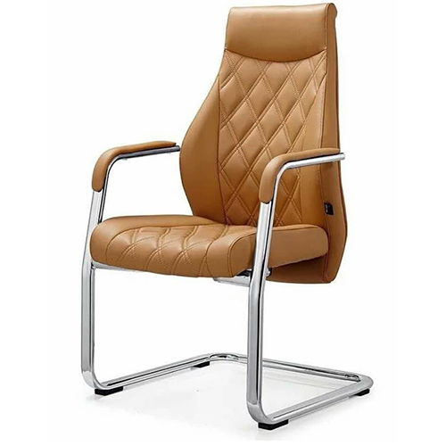 DELUXE OFFICE VISITOR'S CHAIR|LEATHER|DEL 225 - Medium