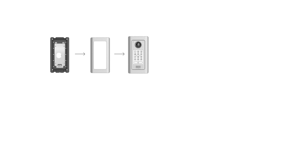 Grandstream GDS3710/GDS3705 In-Wall Mounting Kit
