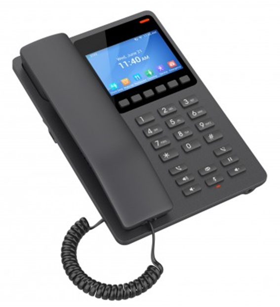 Grandstream GHP631W Compact Hotel Phone with Display + WiFi