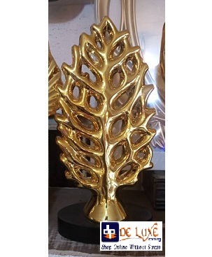 GOLDEN LEAF DESIGN FOR HOME OR OFFICE (SWEN) - Large