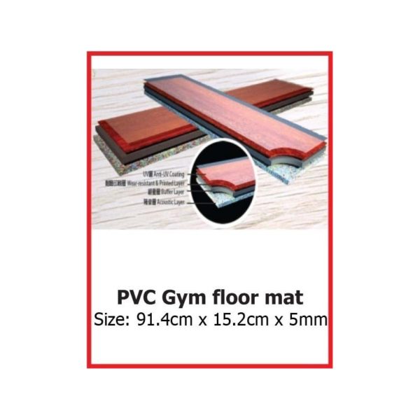 GATEGOLD FIT-P110 PVC GYM FLOOR MAT-deluxe.com.ng