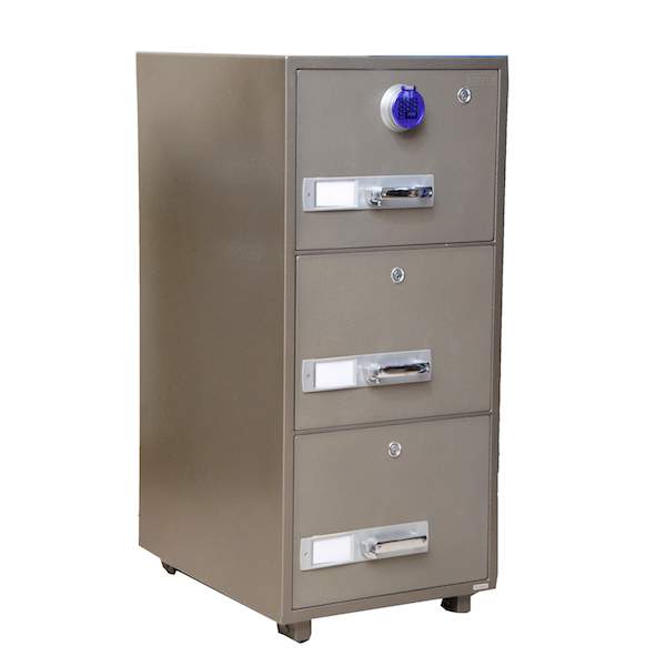 Gubabi 3-drawer fireproof cabinet - Digital Lock