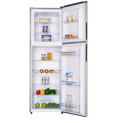 Haier Thermocool 355L Double door refrigerator HRF-355BLUX R6 Silver