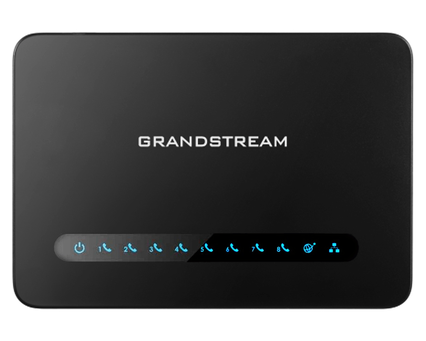 Grandstream HT818 Analog FXS IP Gateway- 8 Port + NAT Router