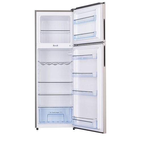 Haier Thermocool 250L Double door refrigerator HRF-250BLUX  R6 Silver 