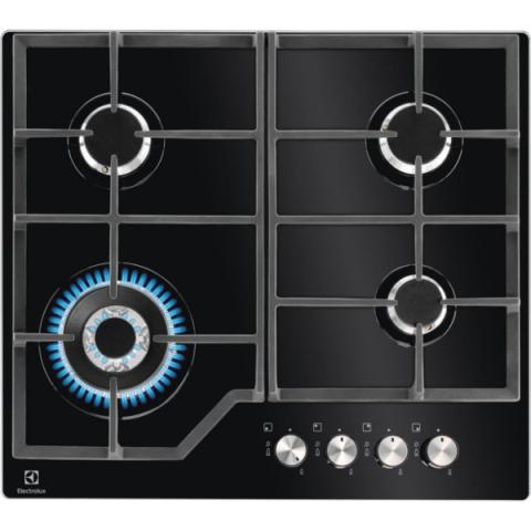 ELECTROLUX HOBS| 4 BURNER GAS ON GLASS HOB- KGG6436K