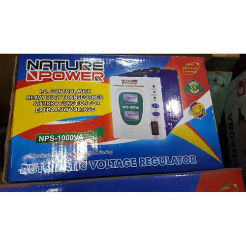 Nature Power Quality And Original NPS-1000VA Stabilizer For Home Use (V0NA) - 1000W