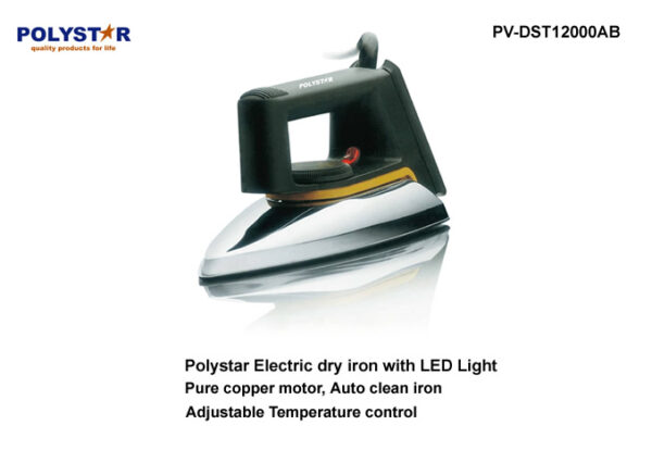 POLYSTAR ELECTRIC DRY IRON | PV-DST1200AB