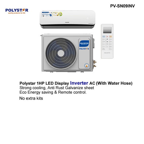 POLYSTAR 1HP INVERTER SPLIT AIR CONDITIONER | PV-SN09INV