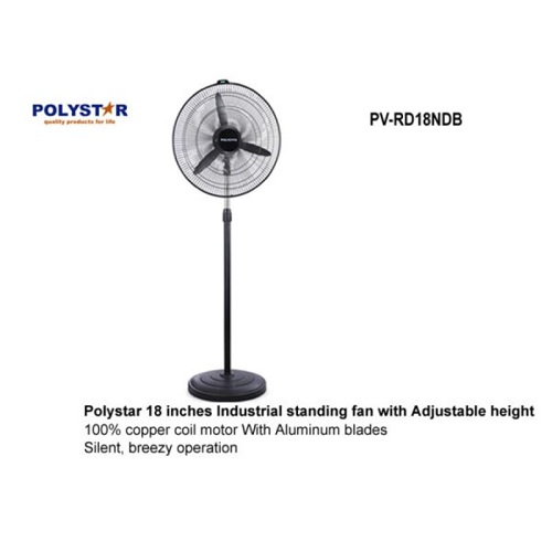 POLYSTAR 18 INCH INDUSTRIAL STANDING FAN | PV-RD18NDB