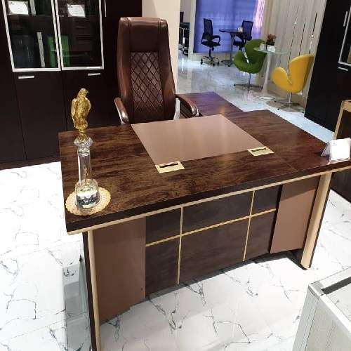 QUALITY DESIGNED 1.6 METER OFFICE TABLE WITH EXTENSION  - AVAILABLE (SAINT)