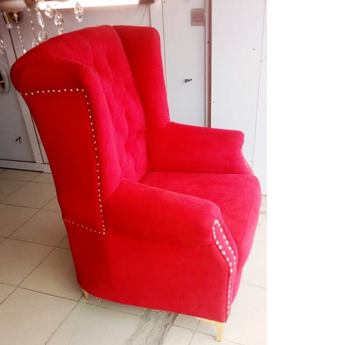 QUALITY DESIGNED 7 SEATERS SOFA CHAIRS RED COLOR (DEEM)