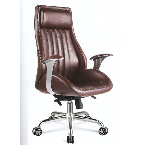 QUALITY DESIGNED COFFEE BROWN EXECUTIVE OFFICE CHAIR - AVAILABLE (NOFU)