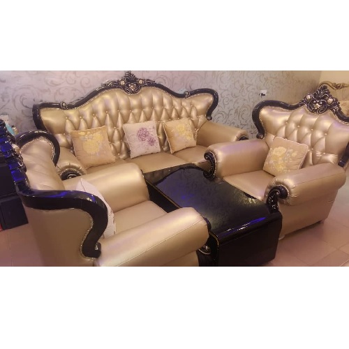 QUALITY DESIGNED ROYAL LEATHER 7 SEATER  CHAIRS- AVAILABLE (MOBIN)