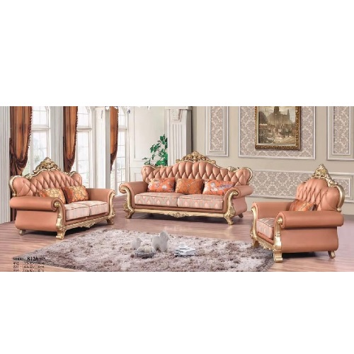 QUALITY DESIGNED ROYAL ORANGE 7 SEATERS SOFA CHAIRS ONLY _ AVAILABLE (LEWO)