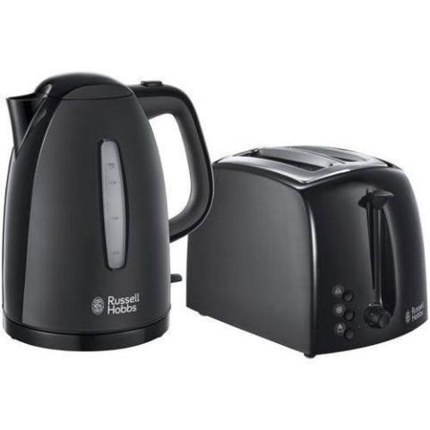 Russell Hobbs | Premium Dual Pack 1.7 L Kettle + 2-Slice Pop Up Toaster -(N)