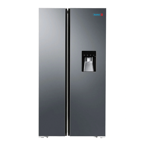 SCANFROST 600L SBS Refrigerators, Frost Free, St. Steel Look Door, Recessed Handle | SFSBS600B