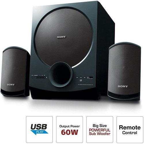 Sony 2.1ch Home Theatre Satellite Speakers SA-D20 (SC)