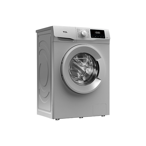 TCL WASHING MACHINE | TCL F608FLS 8KG Front Load Automatic Washing Machine| Silver Colour