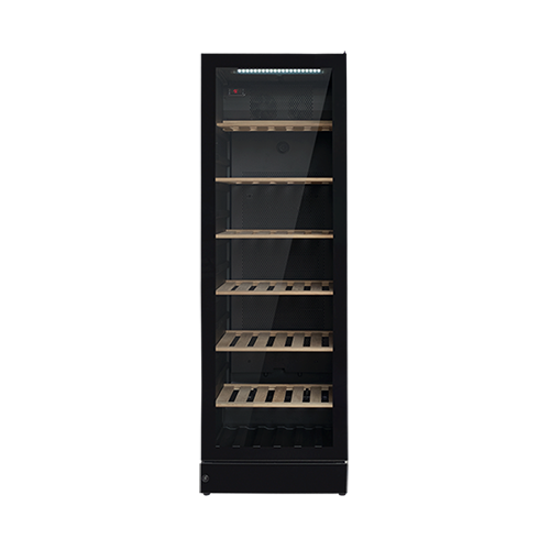 Vestfrost Display Refrigerator | WFG185 368 Litres Upright Built-In-Wine Chiller 197 Bottles Capacity - Black Finish