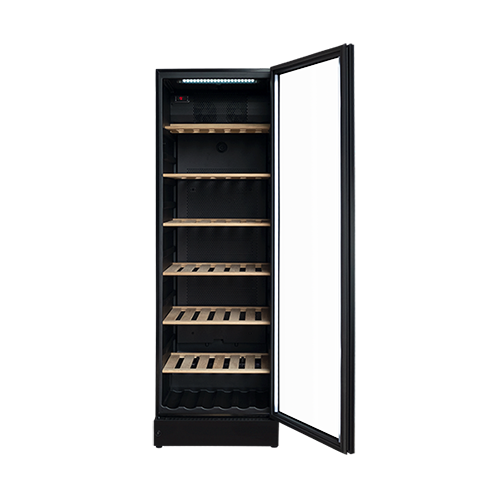 Vestfrost Display Refrigerator | WFG185 368 Litres Upright Built-In-Wine Chiller 197 Bottles Capacity - Black Finish
