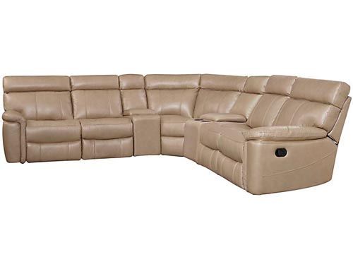 Vitafoam Bruno Sectional Sofa (Real Leather) - Large