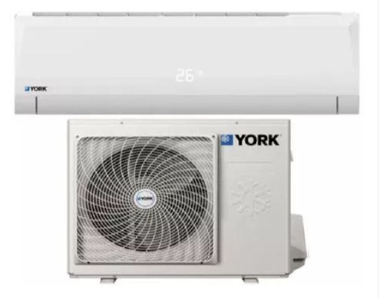 York 1HP Split Air Conditioner TLCA09FSAAAR | R22 | 0.75TR | 2.6 KW | 9,000 BTU