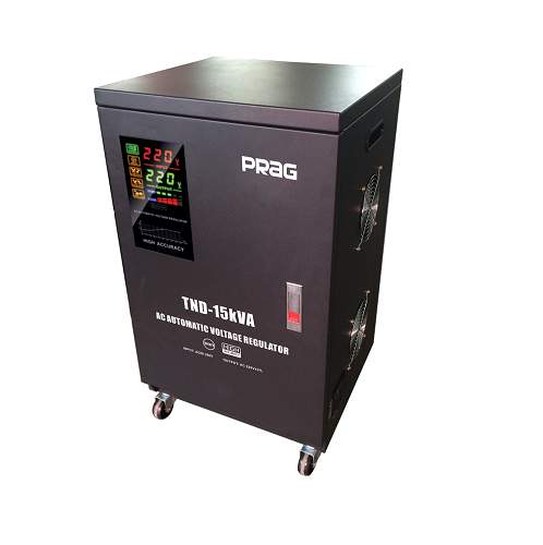 PRAG 15KVA Servo Voltage Stabilizer (130-260V)