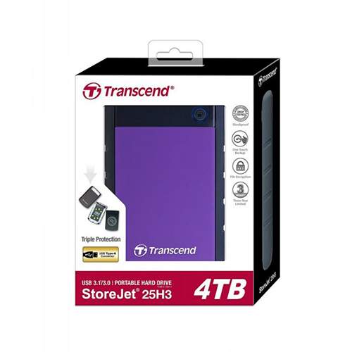 Transcend 4TB StoreJet2.5" H3P, portable HDD (TS4TSJ25H3P)