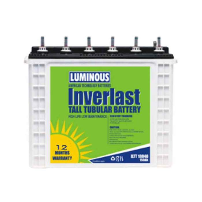 Luminous 220Ah/12V Inverlast Tall Tubular Battery(WET BATTERY)