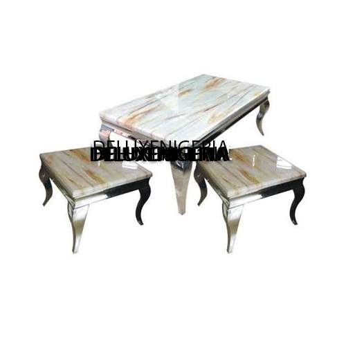 Marble Gold Leviet2 Dining Set Furniture + 6 Dinning Chairs