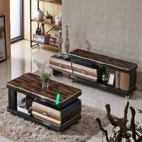 QUALITY COFFEE BROWN CENTER TABLE WITH DRAWER &TV STAND -AVAILABLE (SATEC)